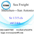 Shenzhen Port LCL Consolidatie Naar San Antonio